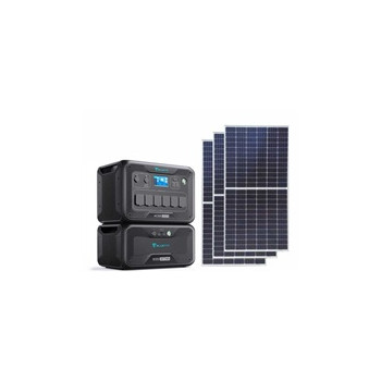 BLUETTI invertor AC300 + baterie B300 + 3x solární panel LR6 380 Wp