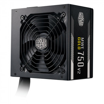 Power Supply COOLER MASTER 750 Watts Efficiency 80 PLUS GOLD PFC Active MTBF 100000 hours MPE-7501-ACAAG-EU