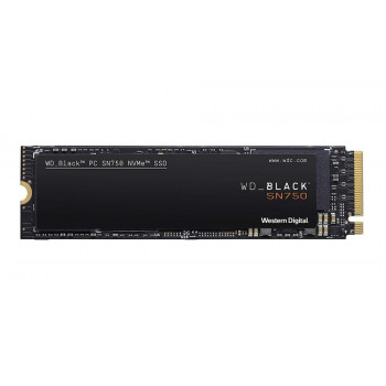 SSD WESTERN DIGITAL Black SN750 2TB M.2 PCIE NVMe Write speed 2900 MBytes/sec Read speed 3400 MBytes/sec 2.38mm TBW 1200 TB MTBF