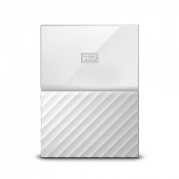 External HDD WESTERN DIGITAL My Passport 1TB USB 3.0 Colour White WDBYNN0010BWT-EEEX