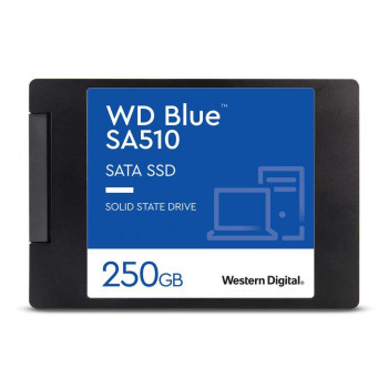 SSD WESTERN DIGITAL SA510 250GB SATA 3.0 Write speed 440 MBytes/sec Read speed 555 MBytes/sec 2,5" TBW 100 TB MTBF 1750000 hours