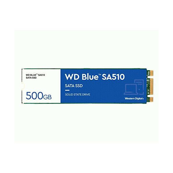 SSD WESTERN DIGITAL SA510 500GB M.2 SATA 3.0 Write speed 510 MBytes/sec Read speed 560 MBytes/sec 2.38mm TBW 200 TB MTBF 1750000 SSD WESTERN DIGITAL SA510 500GB M.2 SATA 3.0 Write speed 510 MBytes/sec Read speed 560 MBytes/sec 2.38mm TBW 200 TB MTBF 1750000