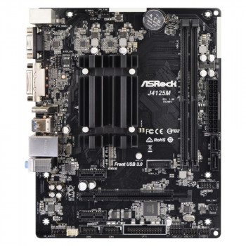 ASRock Mainboard J4125M - Micro ATX - Intel Celeron J4125