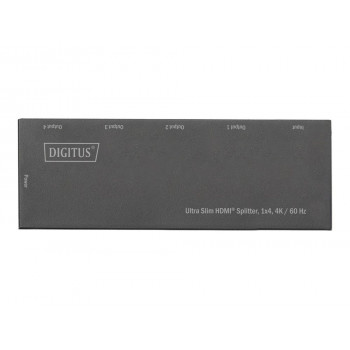 DIGITUS Ultra Slim HDMI Splitter DS-45323 - Video-/Audio-Splitter - 4 Anschlüsse