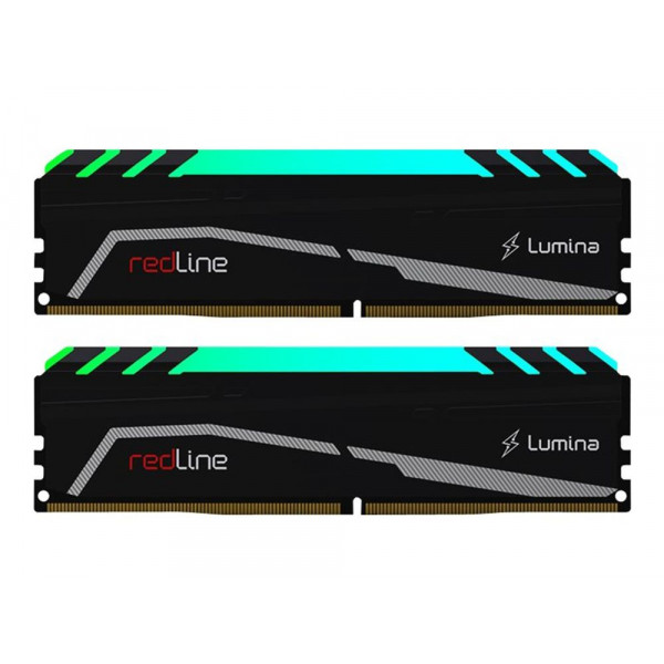 Mushkin Redline Lumina - DDR4 - Kit - 16 GB: 2 x 8 GB - DIMM 288-PIN - 2666 MHz / PC4-21300 - ungepuffert Mushkin Redline Lumina - DDR4 - Kit - 16 GB: 2 x 8 GB - DIMM 288-PIN - 2666 MHz / PC4-21300 - ungepuffert