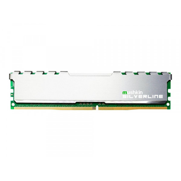 Mushkin Silverline - DDR4 - Kit - 8 GB: 2 x 4 GB - DIMM 288-PIN - 2400 MHz / PC4-19200 - ungepuffert Mushkin Silverline - DDR4 - Kit - 8 GB: 2 x 4 GB - DIMM 288-PIN - 2400 MHz / PC4-19200 - ungepuffert