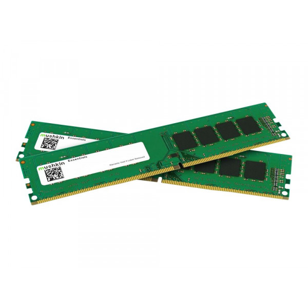 Mushkin Essentials - DDR4 - Kit - 64 GB: 2 x 32 GB - DIMM 288-PIN - 2933 MHz / PC4-23400 - ungepuffert Mushkin Essentials - DDR4 - Kit - 64 GB: 2 x 32 GB - DIMM 288-PIN - 2933 MHz / PC4-23400 - ungepuffert