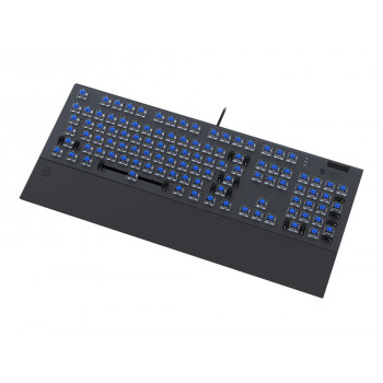 SPC Gear Tastatur GK650K Omnis Kailh Blue RGB - US-Layout - Schwarz