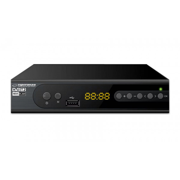 ESPERANZA TUNER DVB-T2 H.265/HEVC EV106P ESPERANZA TUNER DVB-T2 H.265/HEVC EV106P