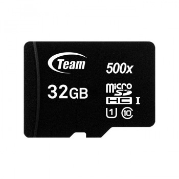 Team Group MicroSDHC 32GB UHS-I Class 10 Team Black + SD-adapter