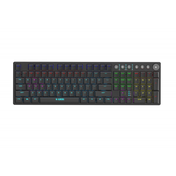 KLAWIATURA I-BOX AURORA K-6 RGB, MECHANICZNA, RED SWITCH, LOW PROFILE GAMING KLAWIATURA I-BOX AURORA K-6 RGB, MECHANICZNA, RED SWITCH, LOW PROFILE GAMING
