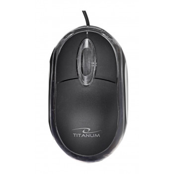 Zestaw klawiatura + mysz TITANUM TK106 (USB 2.0, (US), kolor czarny, optyczna)