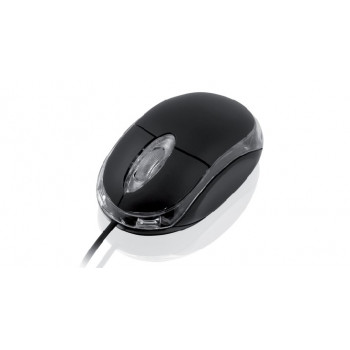 Mysz IBOX i2601 OPTYCZNA PRZEWODOWA, USB BLACK IMOF2601u (optyczna, 800 DPI, kolor czarny)