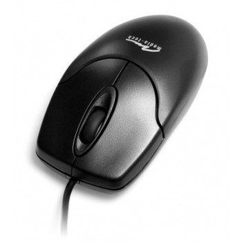 Mysz Media tech MT1075K-PS2 (optyczna, 800 DPI, kolor czarny)