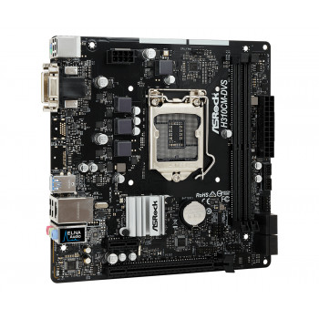 Płyta główna Asrock H310CM-DVS (LGA 1151, 2x DDR4 DIMM, Micro ATX)