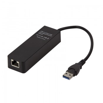 Adapter Gigabit Ethernet do USB 3.0 z hubem USB 3.0