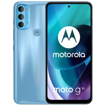 Motorola Moto G71 6/128GB 6,4" OLED 2400x1080 5000mAh Dual SIM 5G Arctic Blue