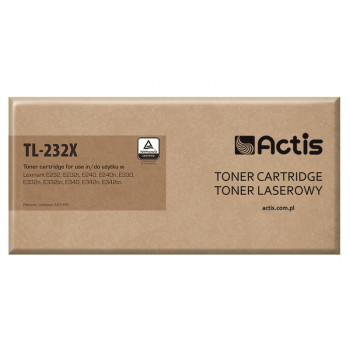 Toner ACTIS TL-232X (zamiennik Lexmark 24016SE/34016SE, Standard, 6000 stron, czarny)