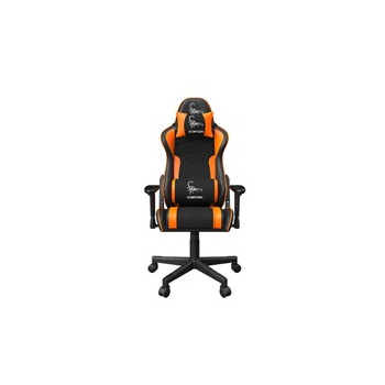 GEMBIRD Gaming chair / herní křeslo SCORPION 04, černá sítovina, oranžová kůže