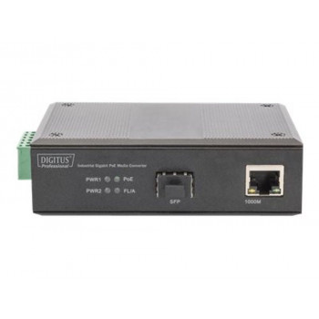 DIGITUS Professional DN-652104 - Medienkonverter - 10Mb LAN, 100Mb LAN, GigE