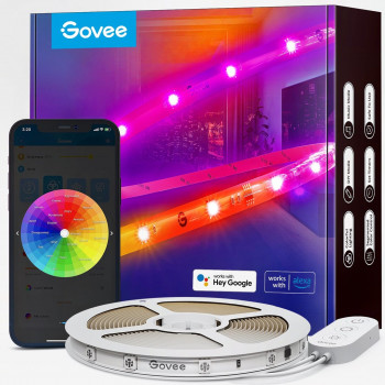 Govee H619A 5m, Taśma LED, Wi-Fi, Bluetooth, RGBIC