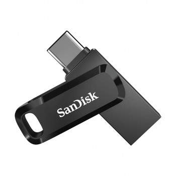 Pendrive SanDisk Ultra Dual GO SDDDC3-128G-G46 (128GB, USB 3.0, USB-C, kolor czarny)