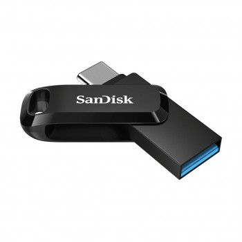 Pendrive SanDisk Ultra Dual GO SDDDC3-128G-G46 (128GB, USB 3.0, USB-C, kolor czarny)