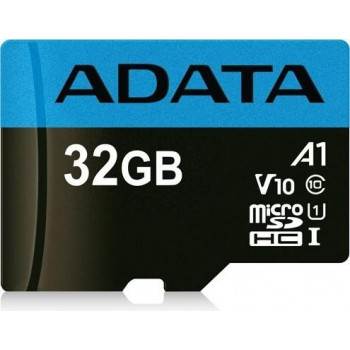 Karta pamięci z adapterem ADATA Premier AUSDH32GUICL10A1-RA1 (32GB, Class 10, V10, + adapter)