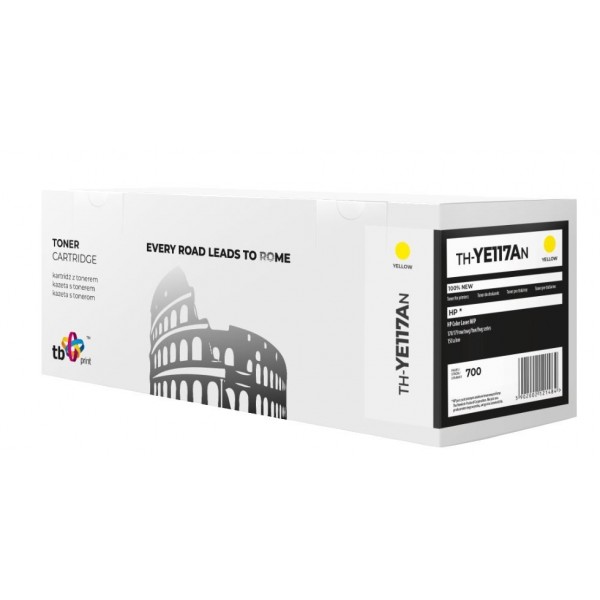 Toner do HP 117A W2072A żółty TH-YE117AN 100% nowy Toner do HP 117A W2072A żółty TH-YE117AN 100% nowy