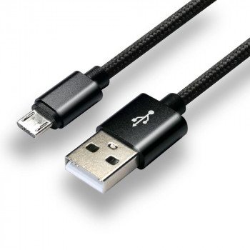 Kabel zasilający everActive CBB-1MB (USB - Micro USB , 1m, kolor czarny)