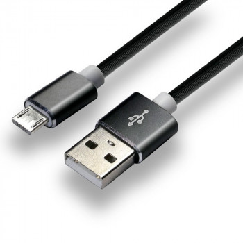 Kabel zasilający everActive CBS-1MB (USB - Micro USB , 1m, kolor czarny)