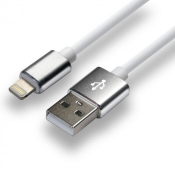 Kabel zasilający everActive CBS-1IW (USB - Lightning , 1m, kolor biały)