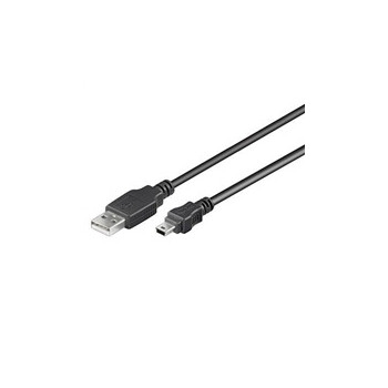 PremiumCord kabel USB 2.0, A-B mini, 5pinů, 0,5m