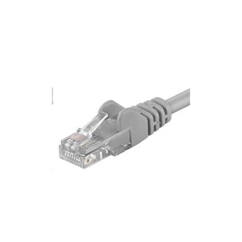 PremiumCord Patch kabel UTP RJ45-RJ45 CAT6 0.1m šedá