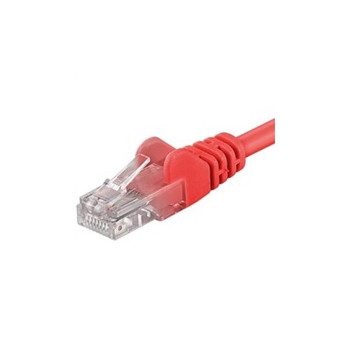 PremiumCord Patch kabel UTP RJ45-RJ45 CAT6 0.25m červená