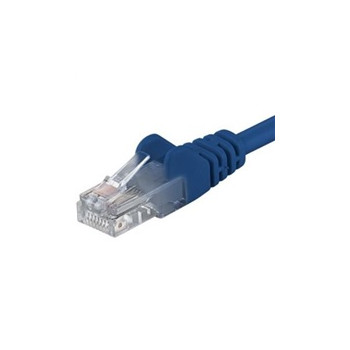 PremiumCord Patch kabel UTP RJ45-RJ45 CAT6 3m modrá