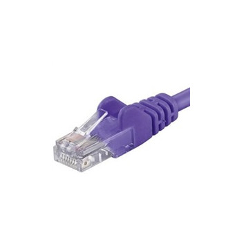 PremiumCord Patch kabel UTP RJ45-RJ45 CAT6 10m fialová