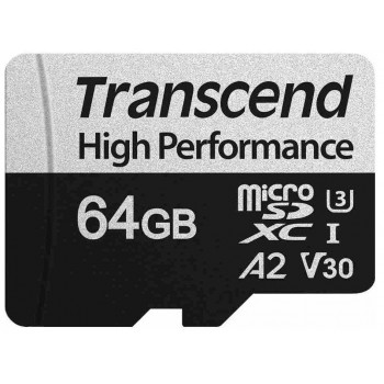 MEMORY MICRO SDXC 64GB W/ADAPT/UHS-I TS64GUSD330S TRANSCEND