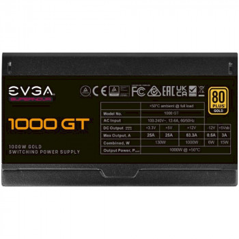 EVGA Netzteil SuperNOVA GT 1000 - 80 PLUS Gold - 1000 W