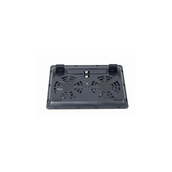 GEMBIRD Podstavec pod notebook NBS-2F15-05, pro notebooky do 15,6", LED, černý