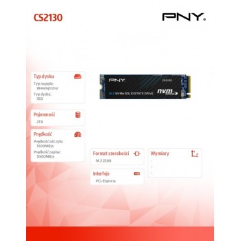Dysk SSD 2TB M.2 2280 CS2130 M280CS2130-2TB-RB
