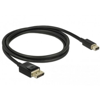 Kabel Displayport Mini - Displayport 1m v1.4 8K czarny