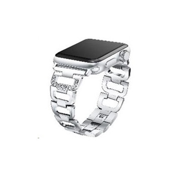 eses kovový článkovitý řemínek 38/40mm stříbrný pro Apple Watch