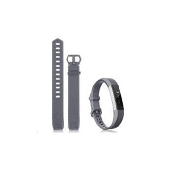 eses silikonový řemínek šedý ve velikosti S pro Fitbit Alta HR