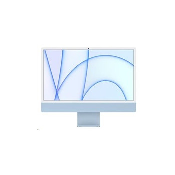 APPLE 24-inch iMac with Retina 4.5K display: M1 chip with 8-core CPU and 7-core GPU, 256GB - Blue