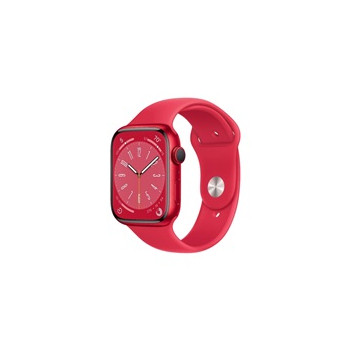 APPLE Watch Series 8 GPS 45mm (PRODUCT)RED Aluminium Case with RED Sport Band - Regular