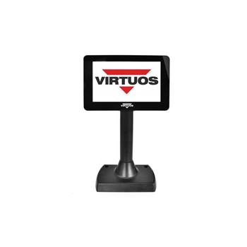 Virtuos 7" LCD barevný zákaznický displej Virtuos SD700F, USB, černý