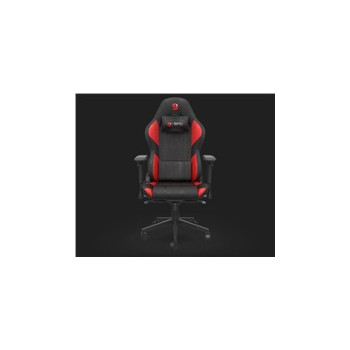 SPC Gear herní židle SR600 RD, imitace kůže, černo-červená