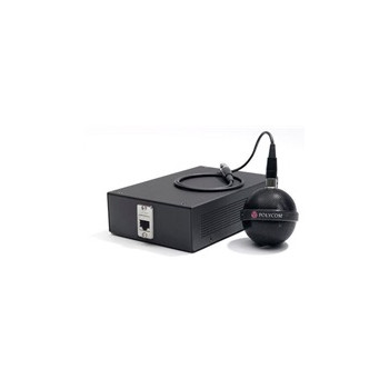 Polycom stropní mikrofon přídavný, kabeláž, instalační sada (kulatý, 3x integrovaný mikrofon), černá