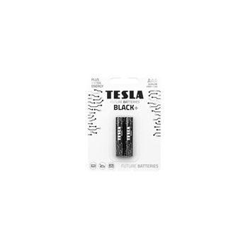 TESLA BATTERIES AAA BLACK+ ( LR03 / BLISTER FOIL 2 PCS )